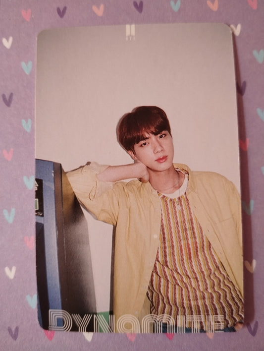 Photocard BTS Dynamite Jin