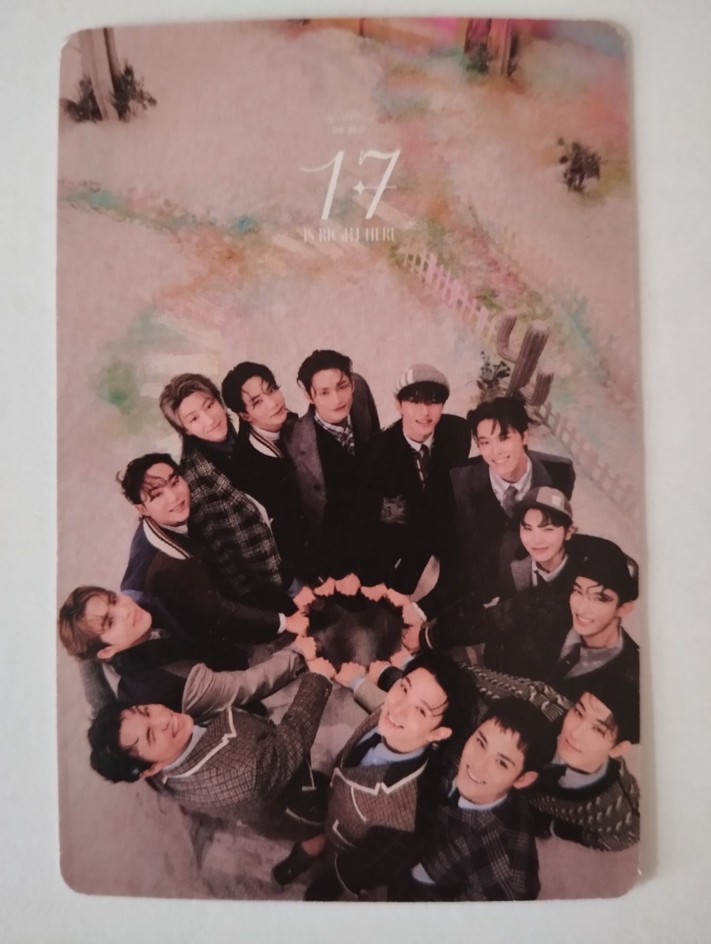 Photocard   SEVENTEEN  "17 is right here"