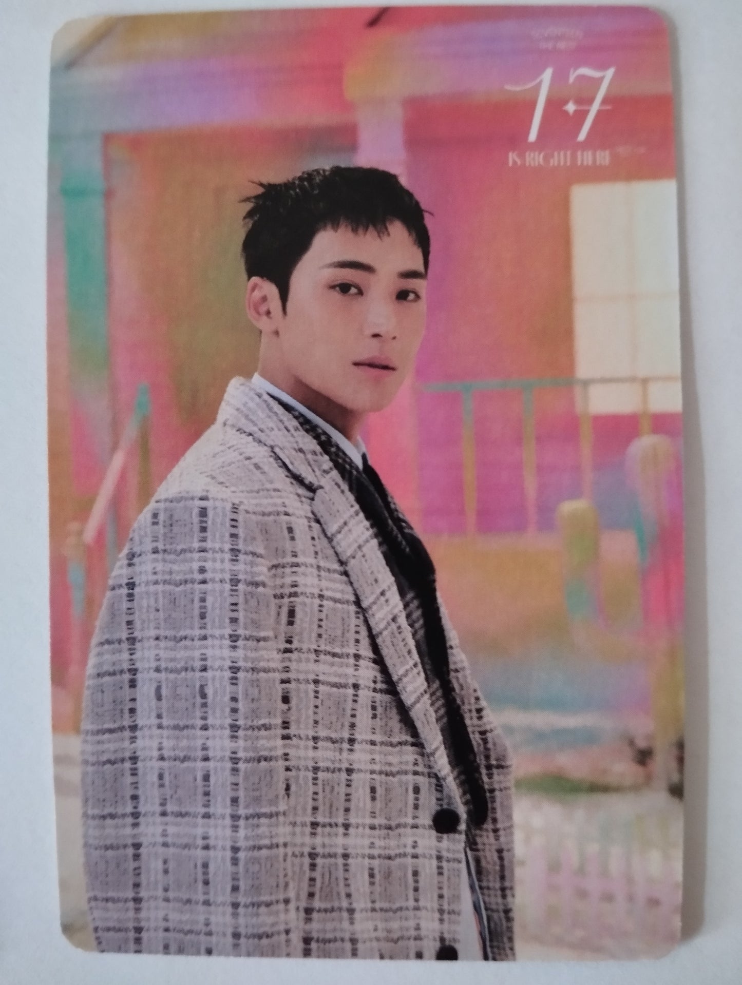 Photocard   SEVENTEEN  "17 is right here" Mingyu