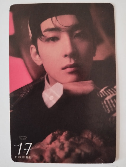 Photocard   SEVENTEEN  "17 is right here" Wonwoo