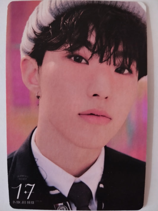 Photocard   SEVENTEEN  "17 is right here" Hoshi