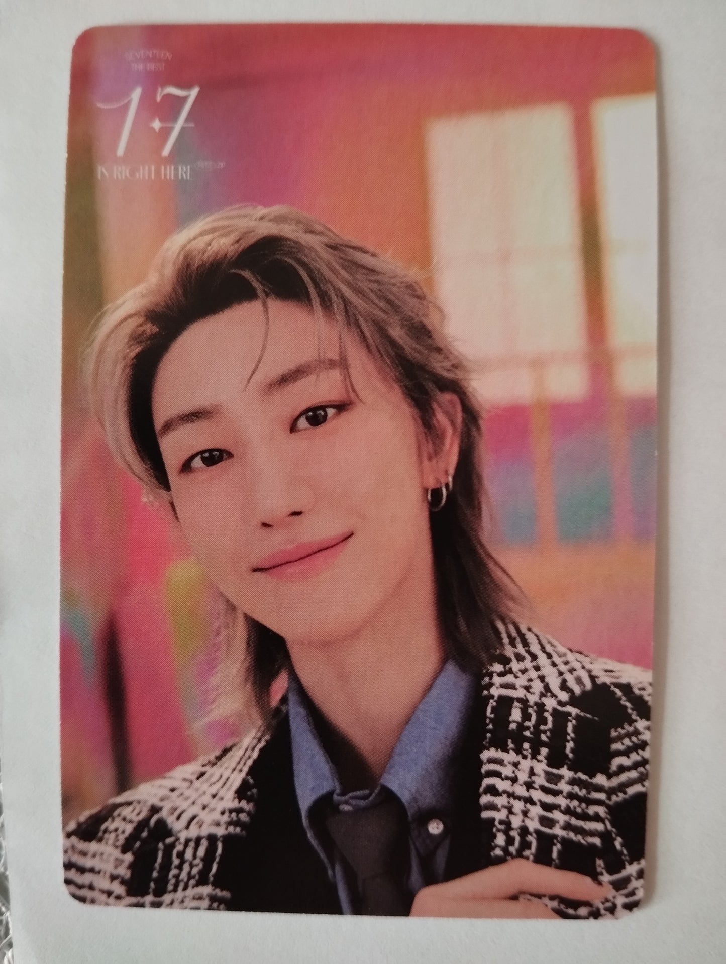 Photocard   SEVENTEEN  "17 is right here" Minghao The 8