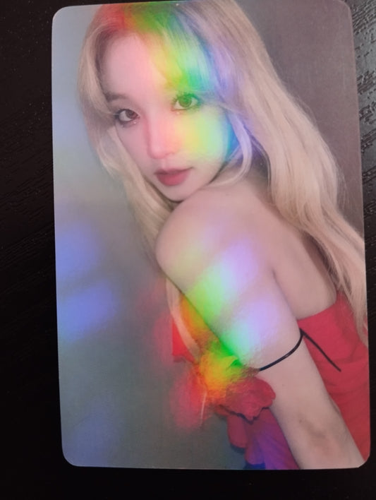 Photocard (G)I-dle  Go for it 2024 Season's greetings Yuqi