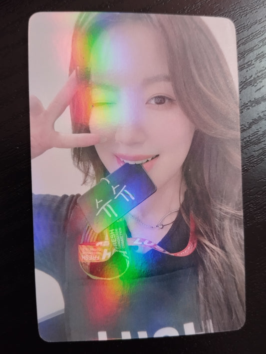 Photocard (G)I-dle  Go for it 2024 Season's greetings Shuhua