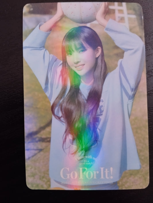 Photocard (G)I-dle  Go for it 2024 Season's greetings Soyeon