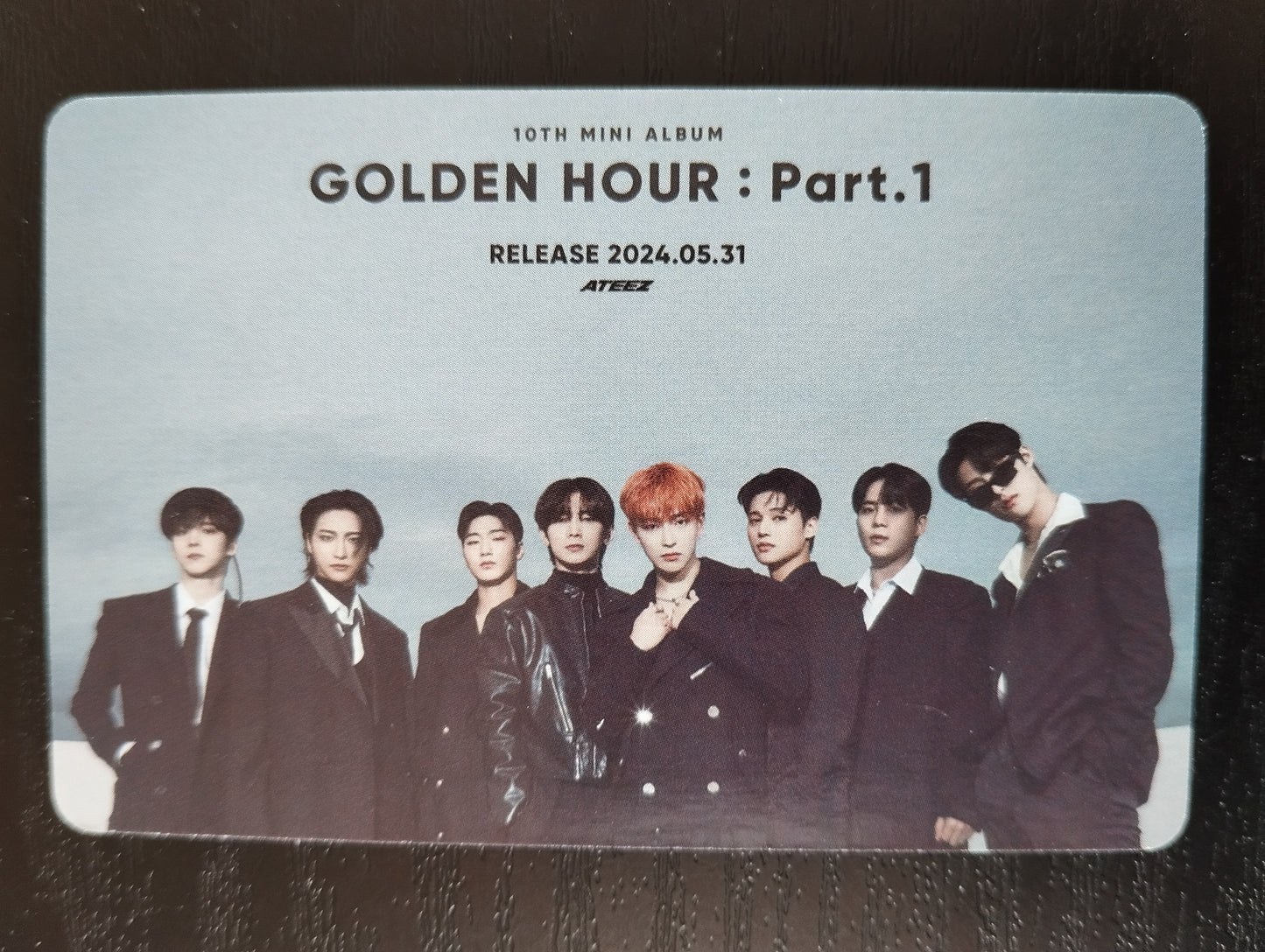 Photocard   ATEEZ  2024 Golden hour part 1