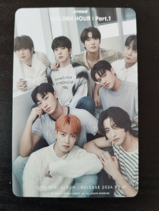 Photocard   ATEEZ  2024 Golden hour part 1