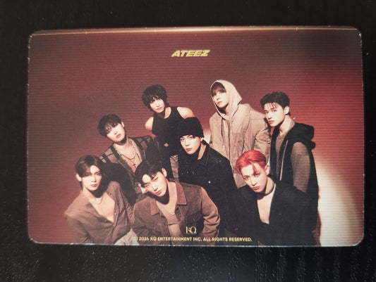 Photocard   ATEEZ  2024 Golden hour part 1