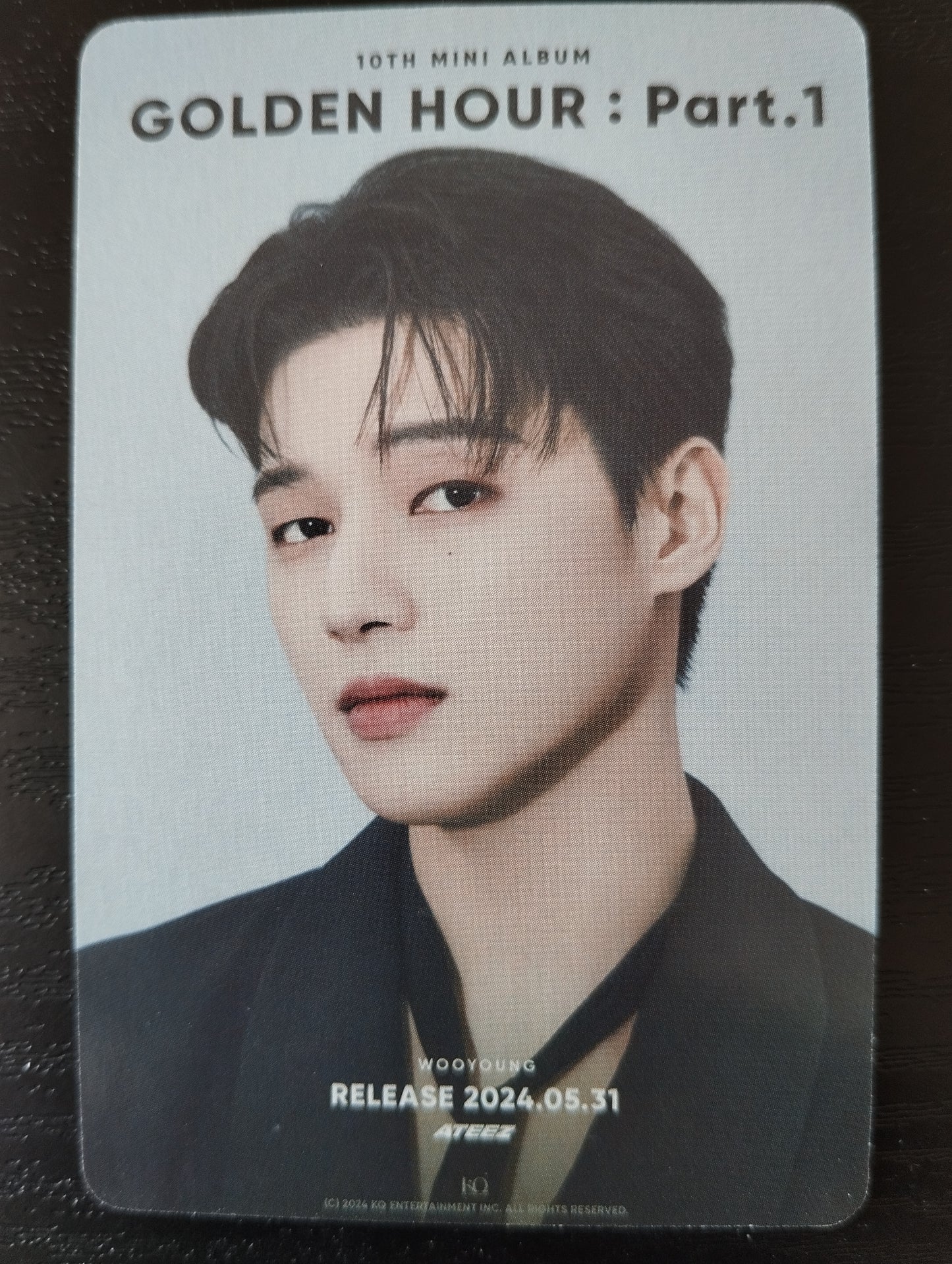 Photocard   ATEEZ  2024 Golden hour part 1 Wooyoung