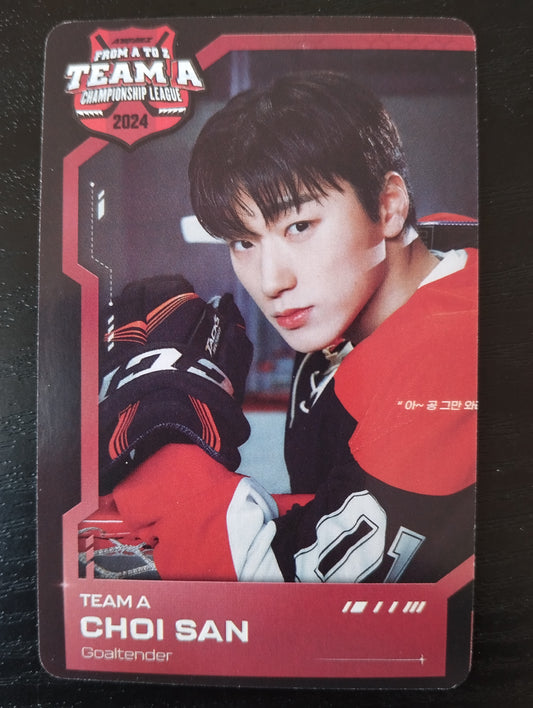 Photocard   ATEEZ  2024 Golden hour part 1 Choi San