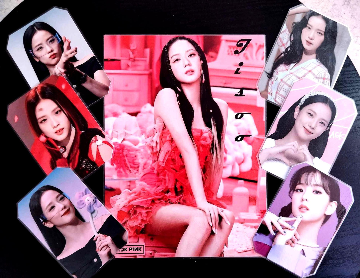 Pack décoration KPOP BLACKPINK JISOO  – mur, chambre, idée cadeau fan BLINK