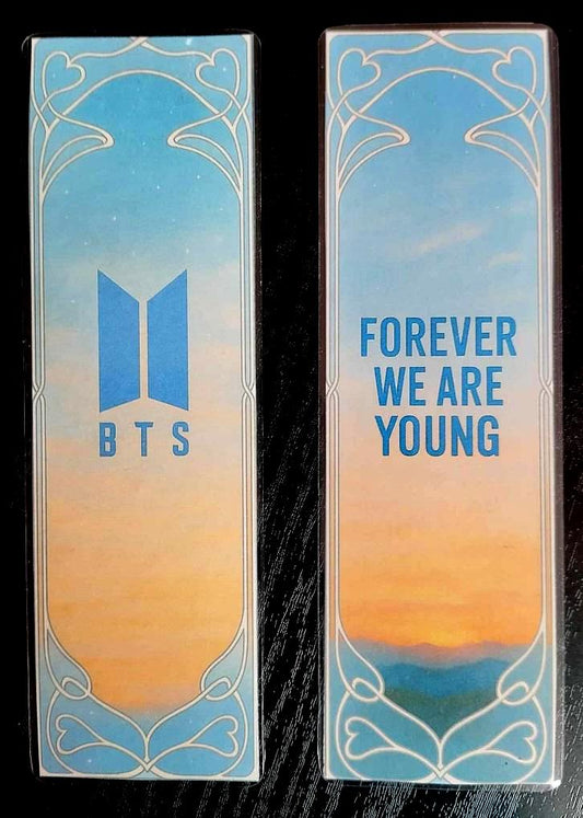 main picture of k pop bookmark bts forever we are young perfect gift army