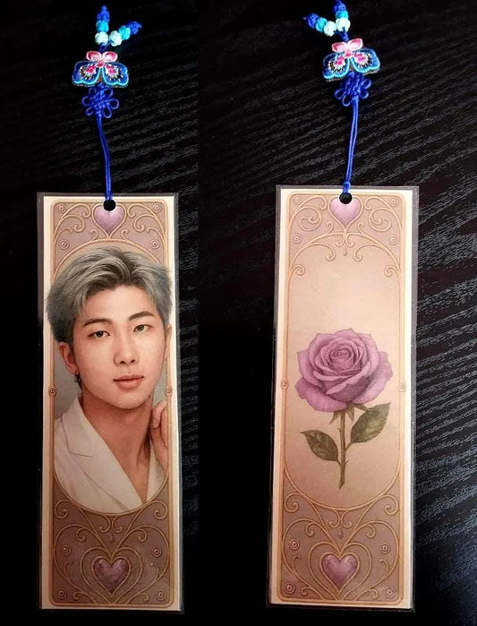 main picture bookmark btm rm norigae hanbok fan gift army