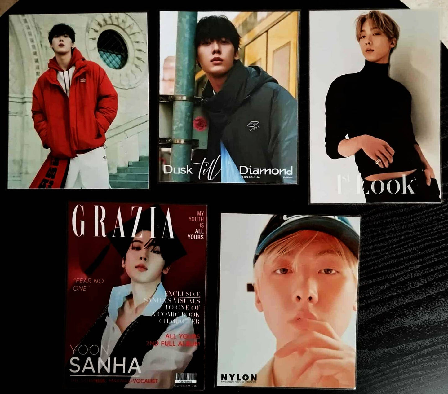 Décorations K pop style magazine - 5 visuels  ASTRO SANHA