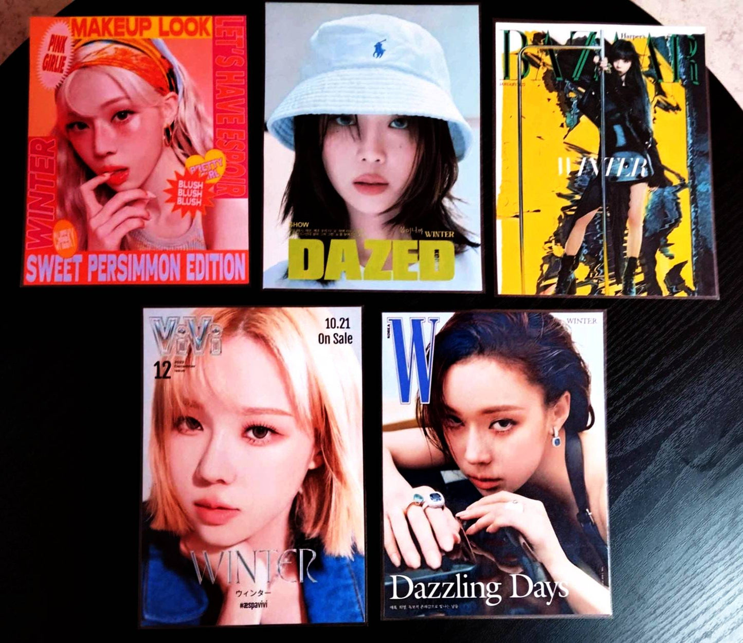 image principale de décorations k pop style magazine 5 visuels aespa winter