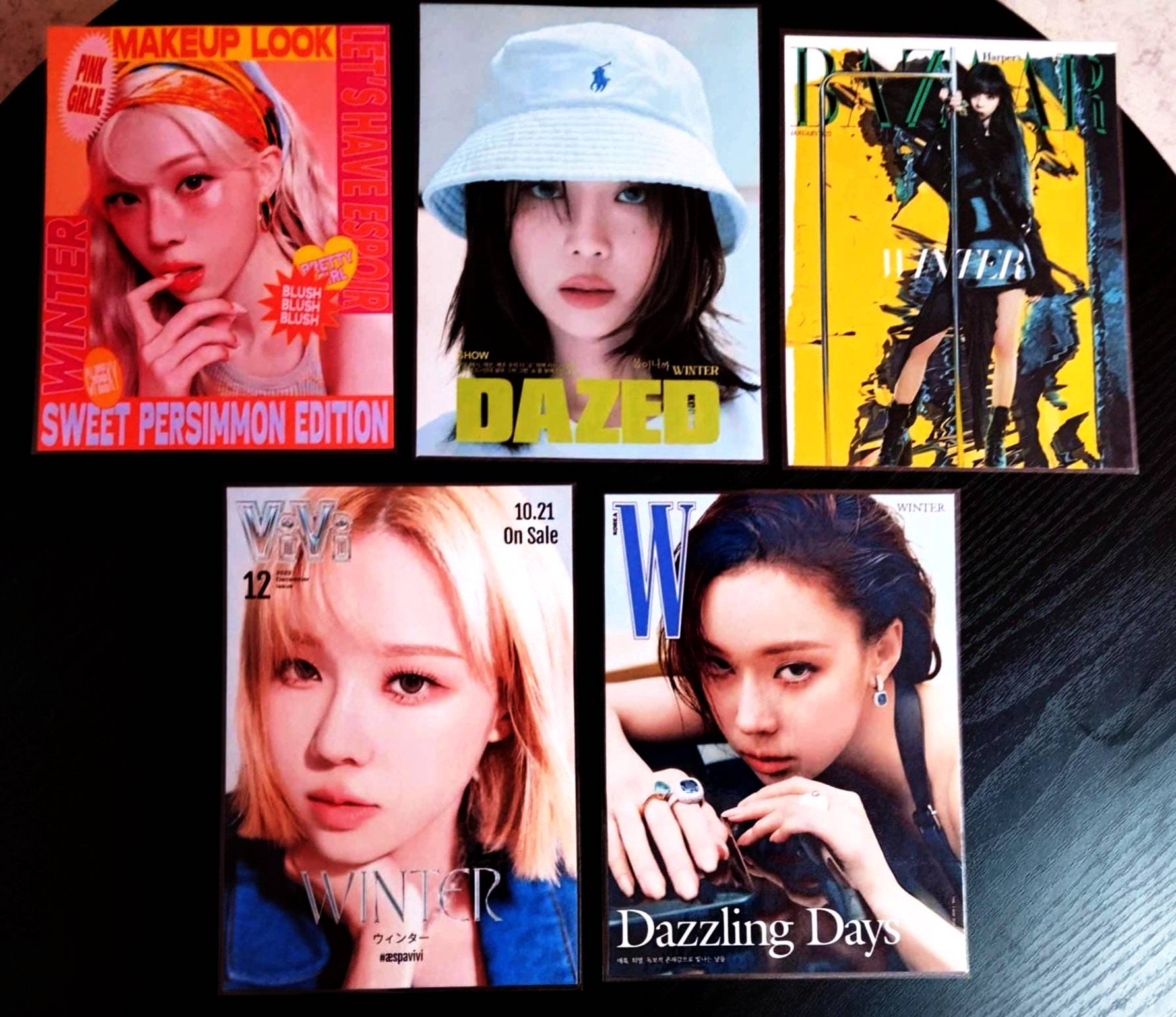 image principale de décorations k pop style magazine 5 visuels aespa winter