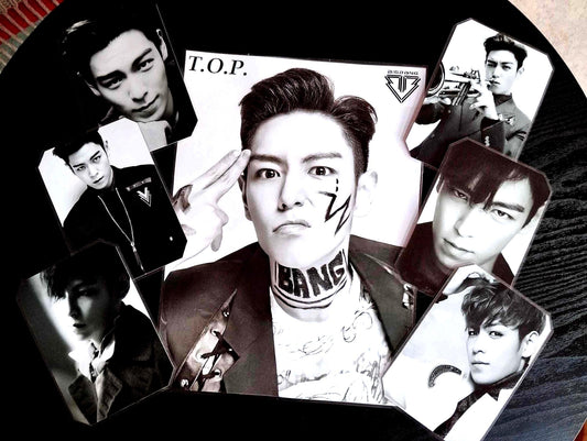 Pack décoration K-POP BIGBANG T.O.P. Seunghyun N&B