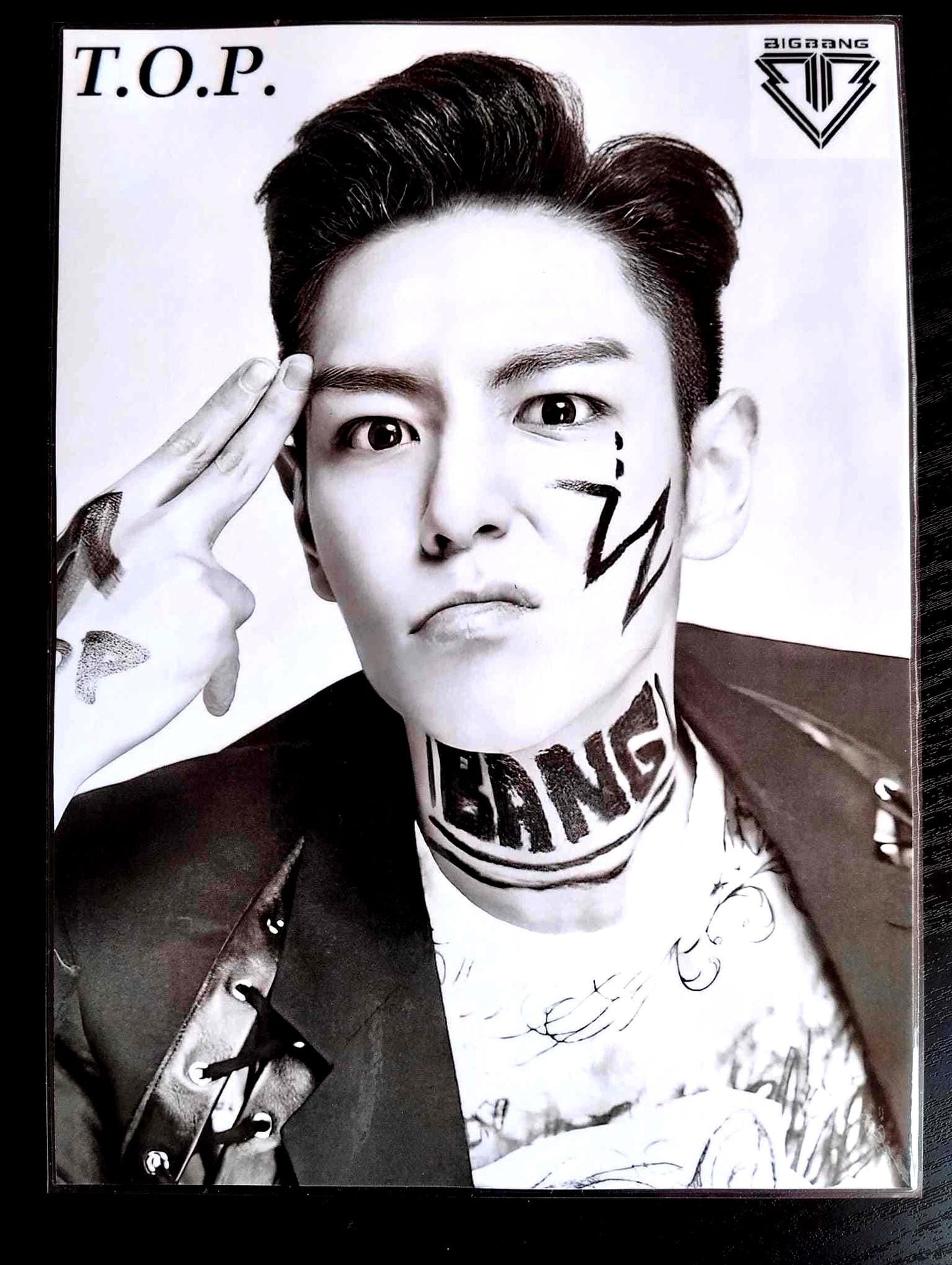 Pack décoration K-POP BIGBANG T.O.P. Seunghyun N&B