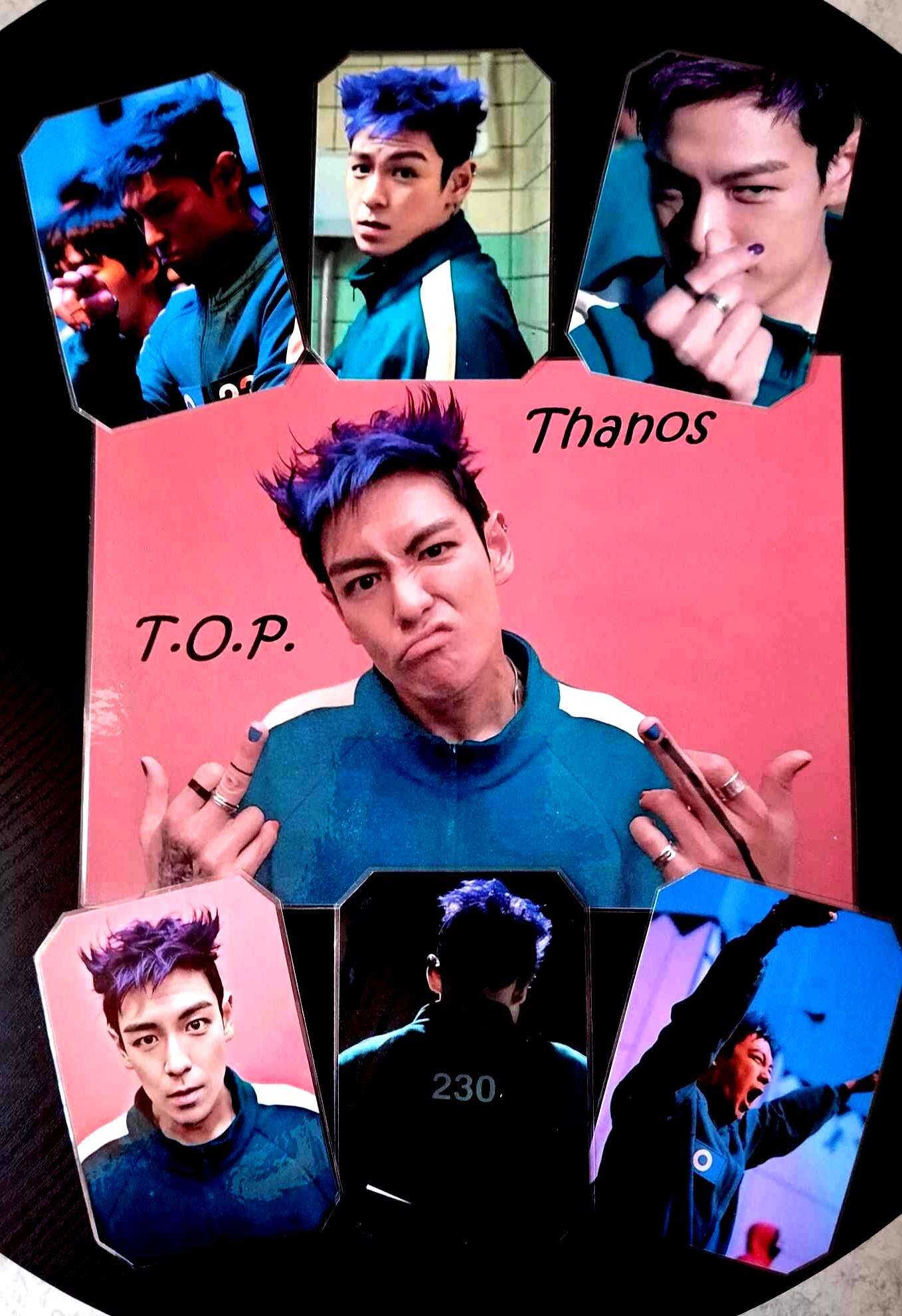 main picture of decoration pack k pop k drama squid game 2 bigbang top thanos seunghyun