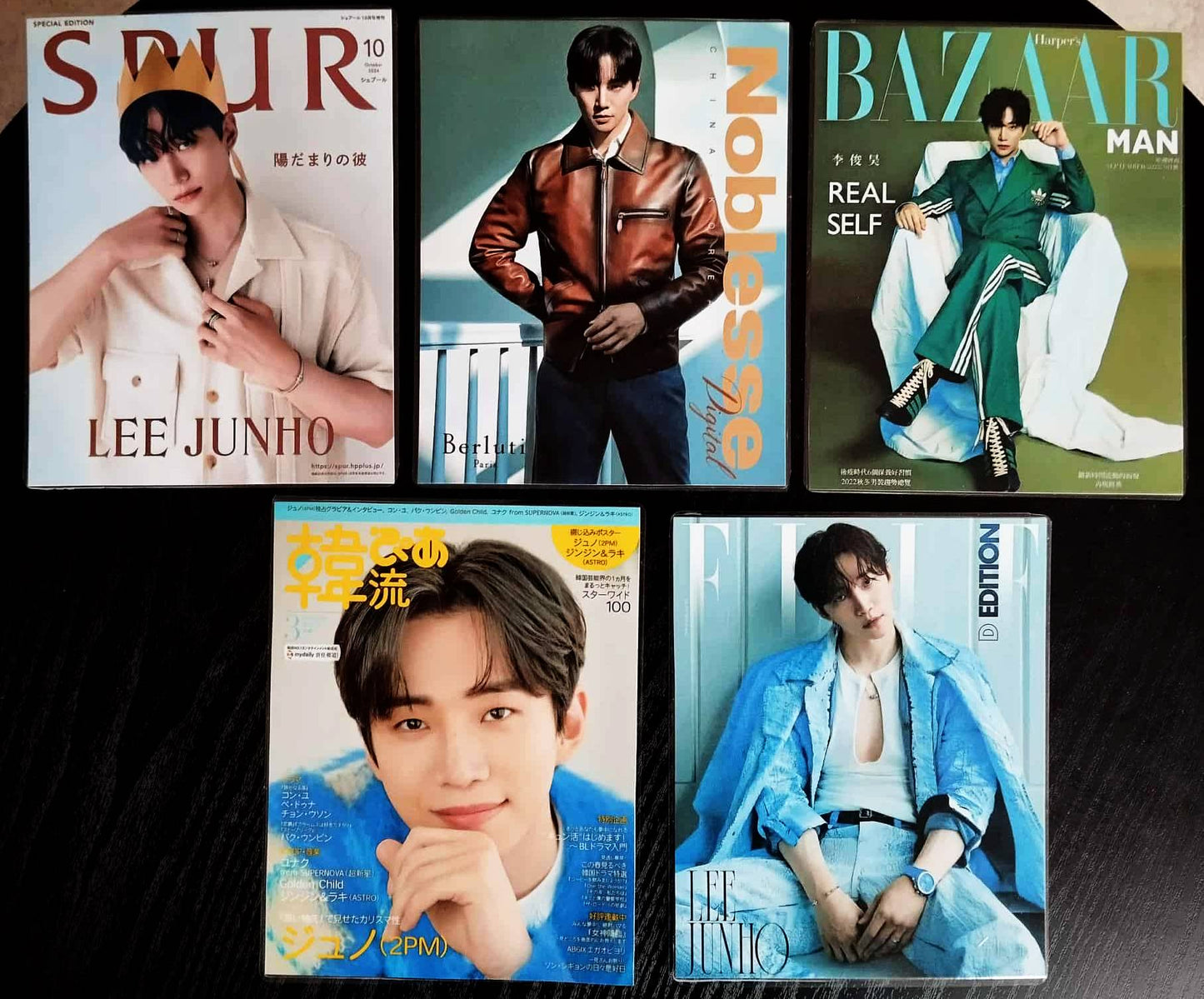 Décorations K-Drama Style Magazine | Lot de 5 Visuels – LEE JUN HO