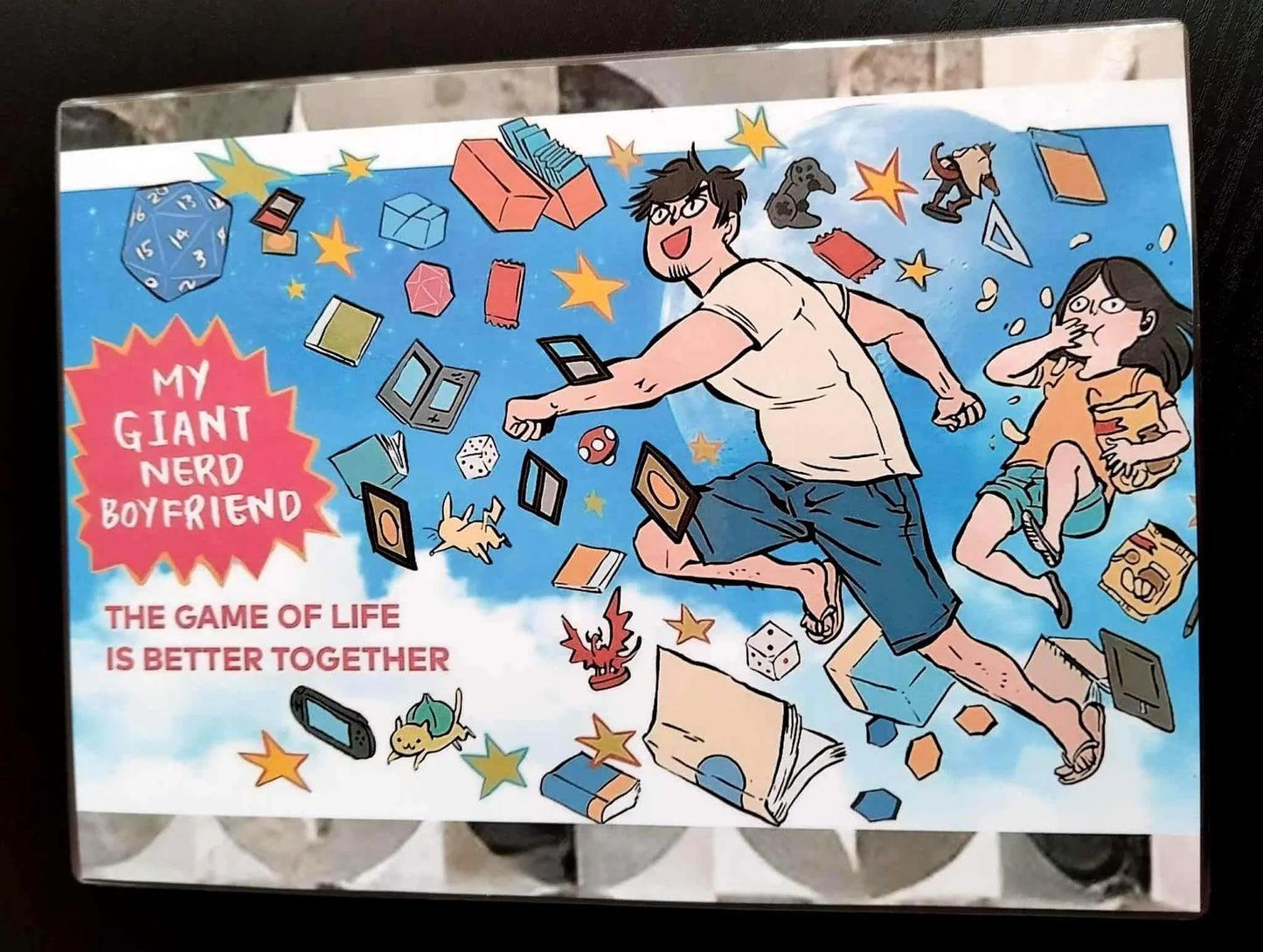 Pack Décoration Webtoon – My giant nerd boyfriend + Marque pages