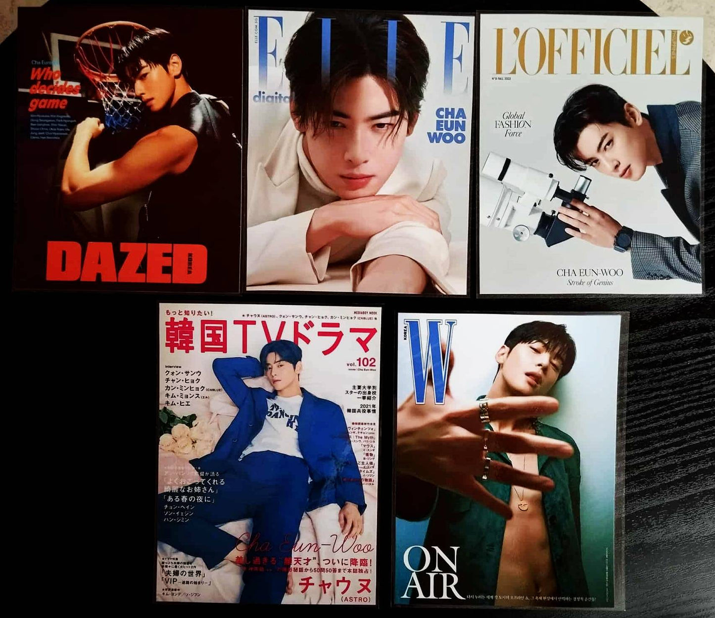 image principale de décoration k drama style magazine 5 visuels cha eun woo