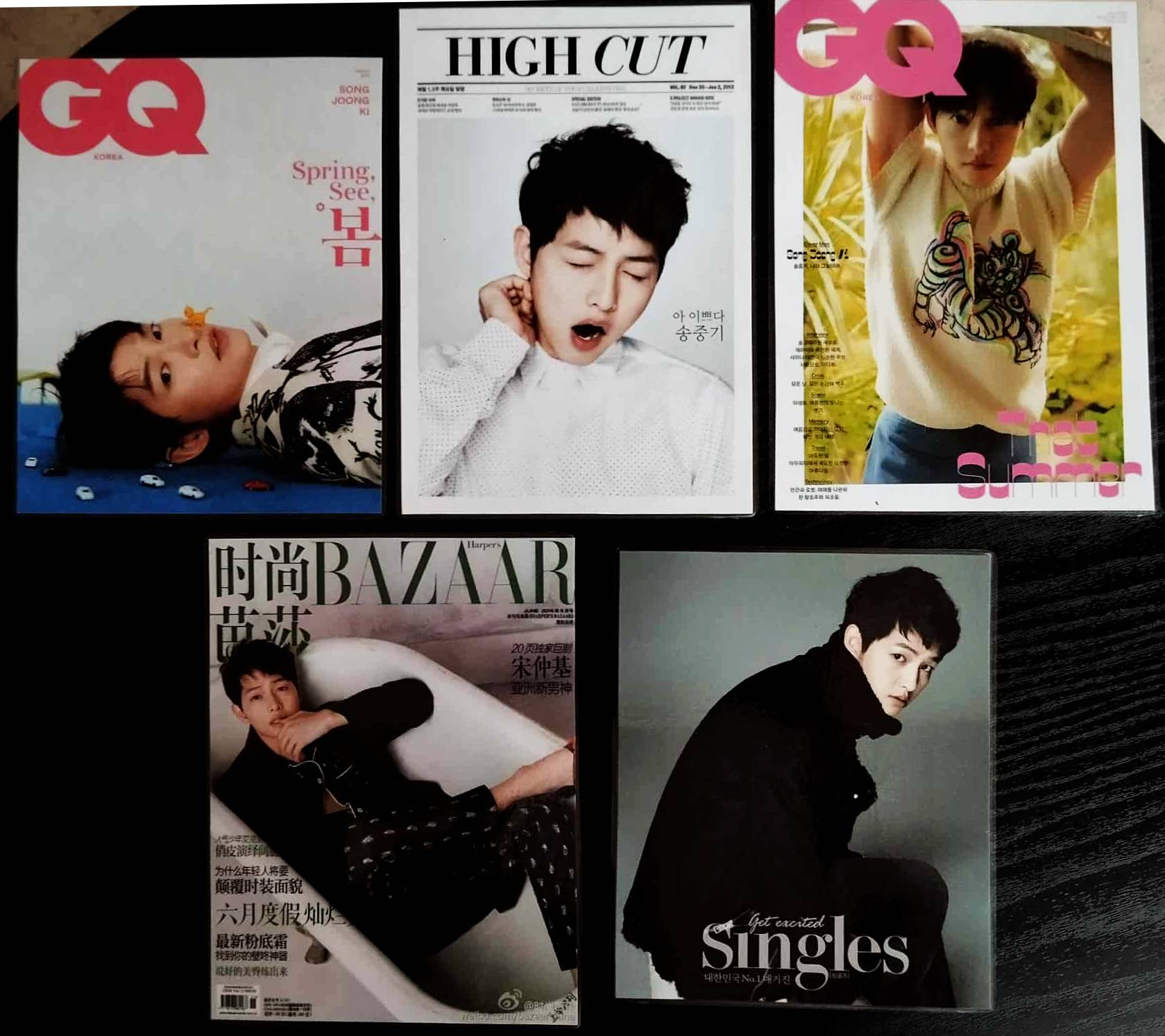 image principale de décorations  k drama style magazine 5 visuels song joong ki