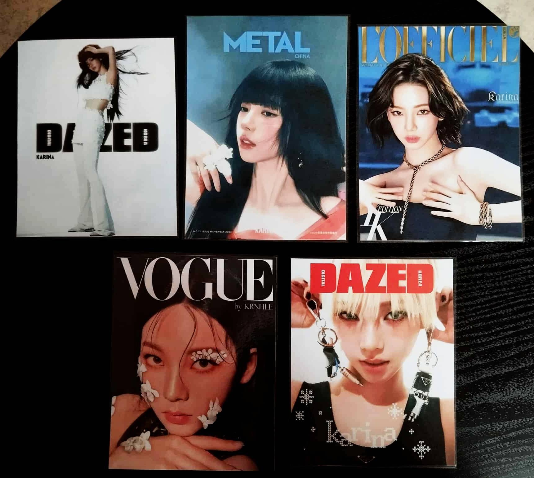 image principale de décoration k pop style magazine aespa karina