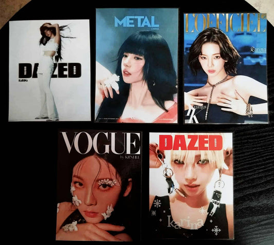 image principale de décoration k pop style magazine aespa karina