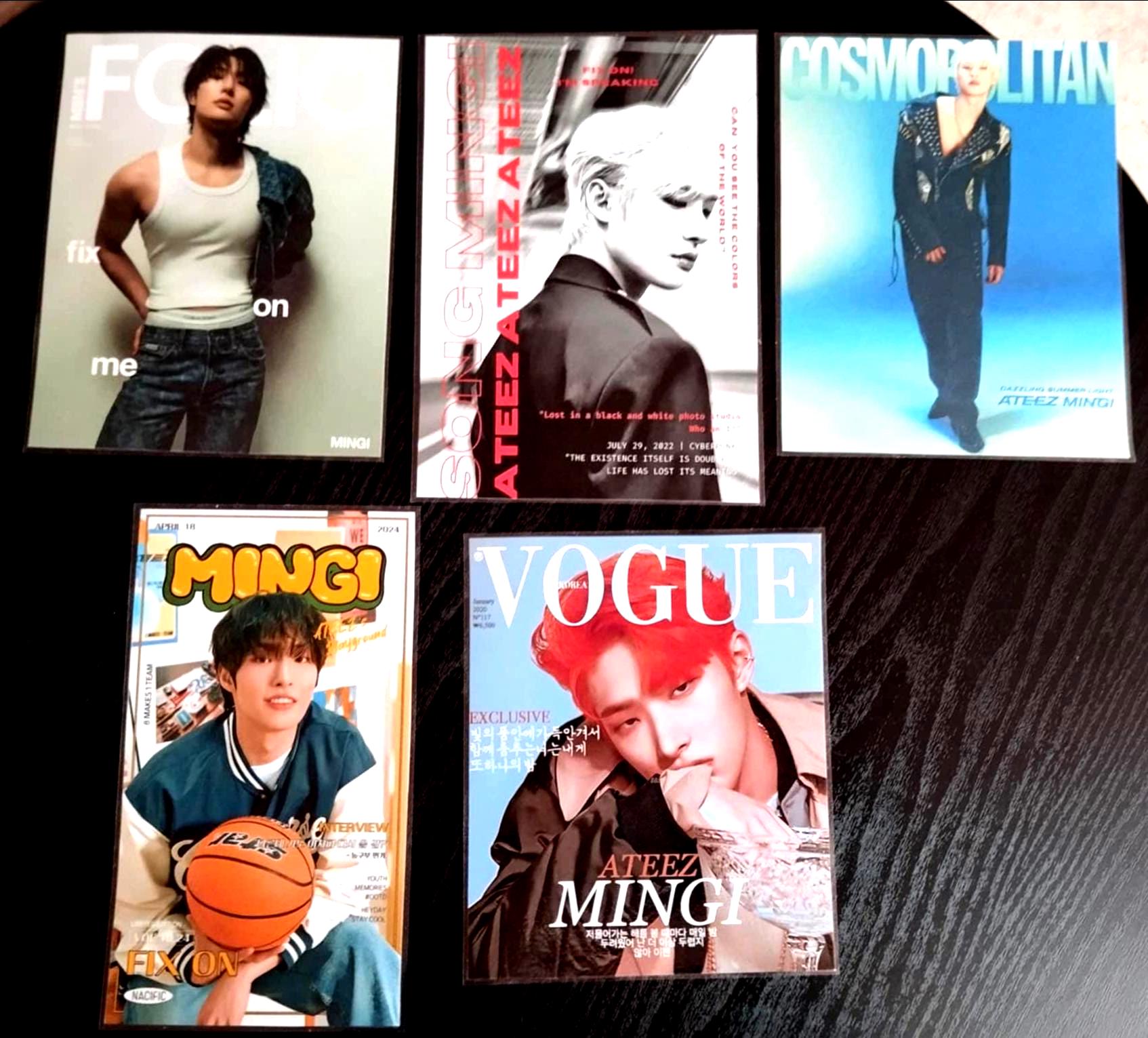 main picture of decoration set k pop ateez mingi atiny