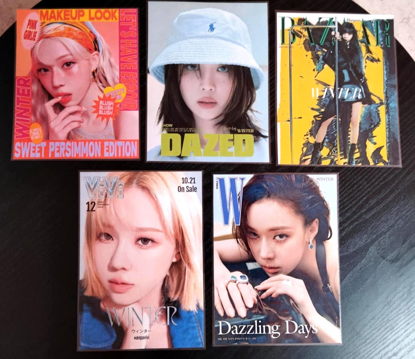 Lot 5 décorations   K-POP AESPA Winter.