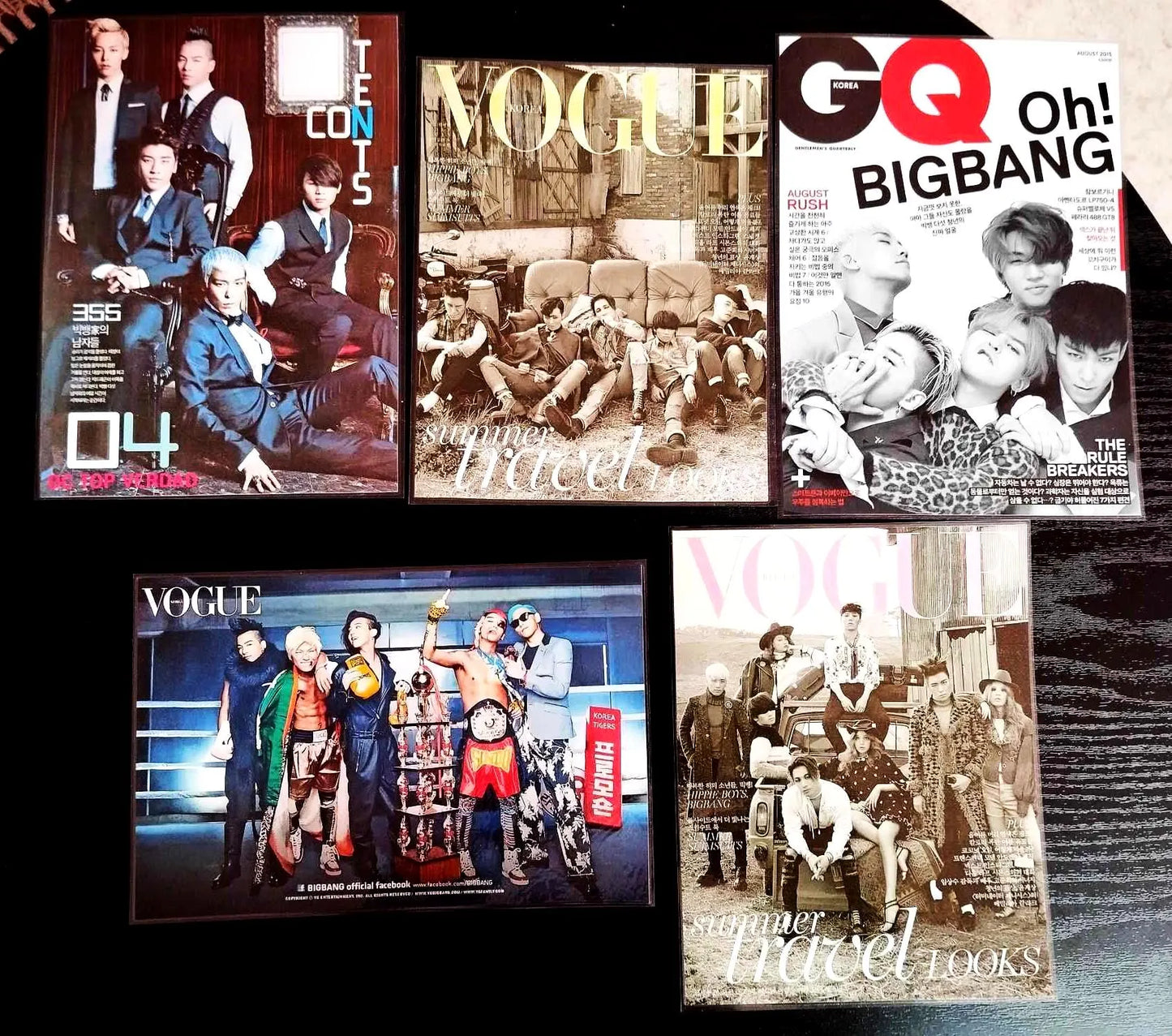 Lot 5 décorations   K-POP BIGBANG.