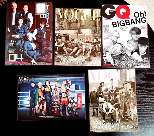 Lot 5 décorations   K-POP BIGBANG.