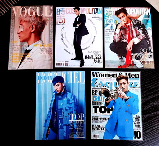 Lot 5 décorations   K-POP BIGBANG T.O.P. .Seunghyun