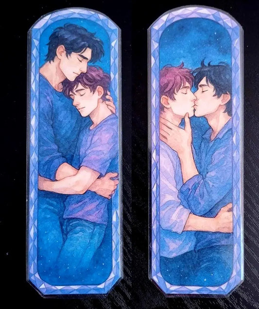 🌸 Marque-pages Yaoi / BL – 17,5 x 5,5 cm – Finition plastifiée 🌸