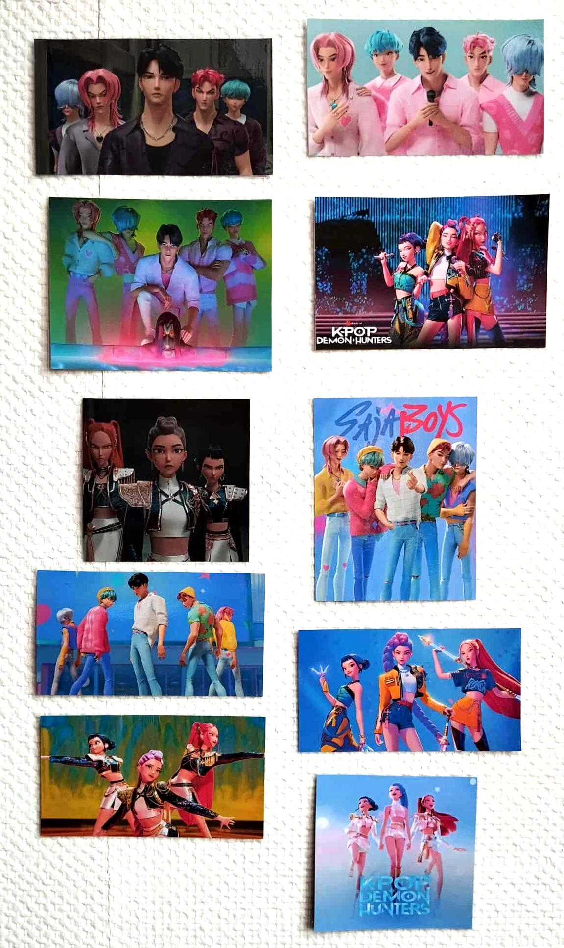 Pack 5 Décorations KPOP Demon Hunters–5 KPOP Demon Hunter SAJA BOYS.