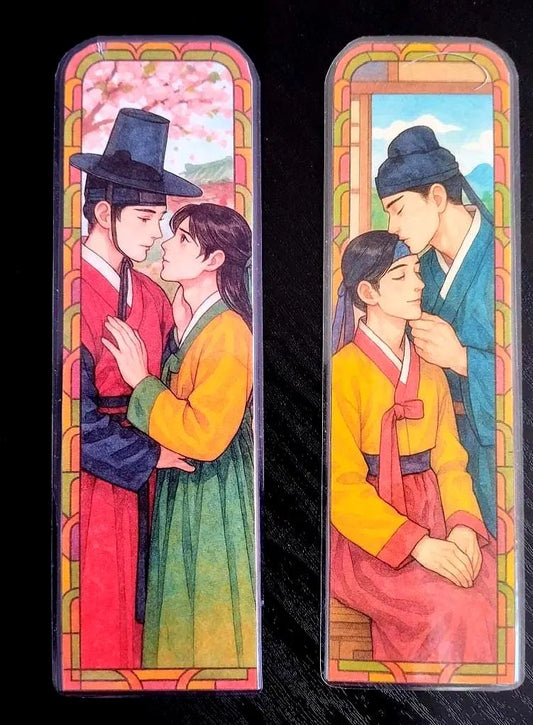 🌸 Marque-pages Yaoi / BL – 17,5 x 5,5 cm – Finition plastifiée 🌸