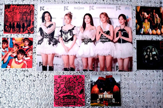 Pack décoration KPOP RED VELVET  – mur, chambre, idée cadeau fan Reveluv.