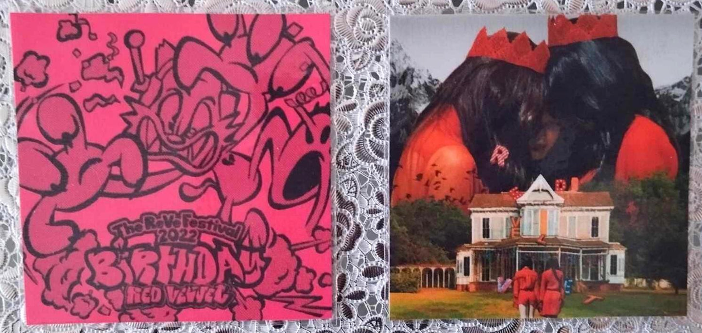 Pack décoration KPOP RED VELVET  – mur, chambre, idée cadeau fan Reveluv.