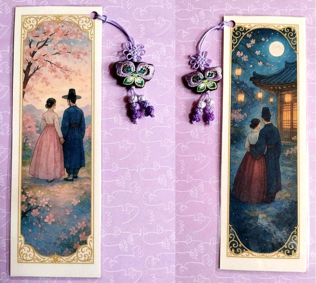 main picture of korean bookmark hanbok norigae k drama k pop k culture wonderful gift
