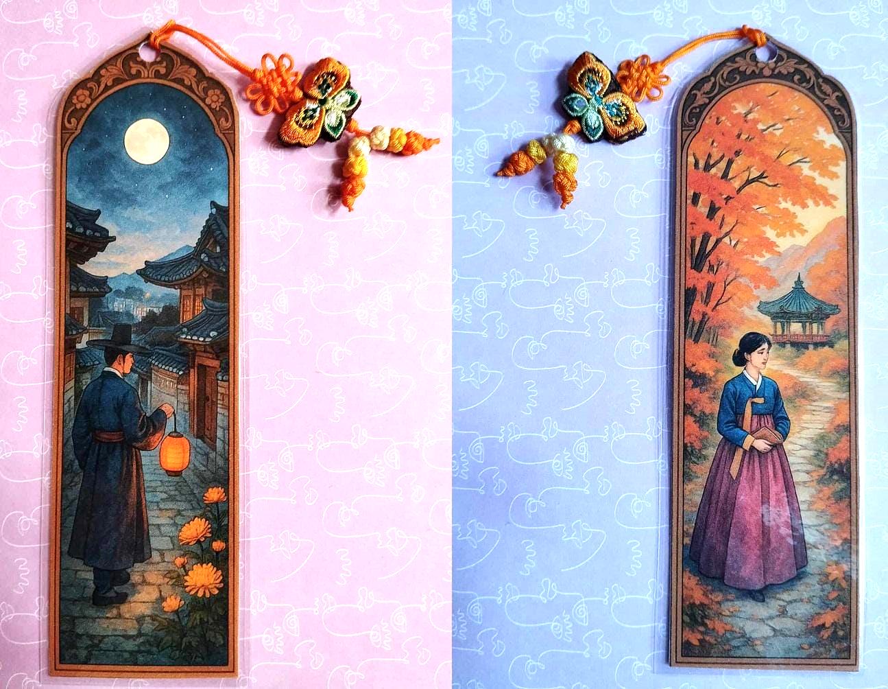 main picture of korean bookmark hanbok norigae k drama k pop k culture wonderful gift