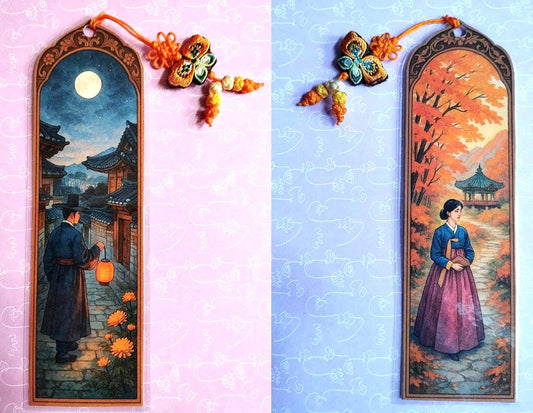 main picture of korean bookmark hanbok norigae k drama k pop k culture wonderful gift