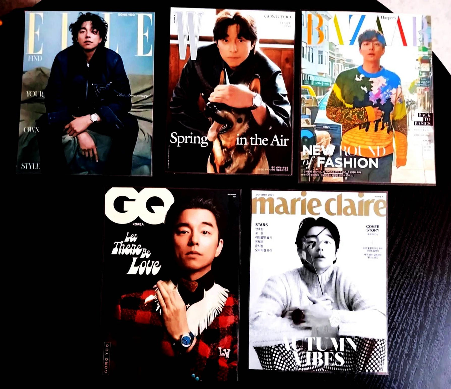 image principale de lot 5 décorations k drama style magazine gong yoo