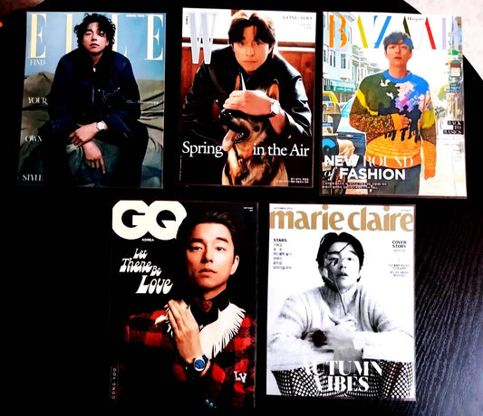 image principale de lot 5 décorations k drama style magazine gong yoo