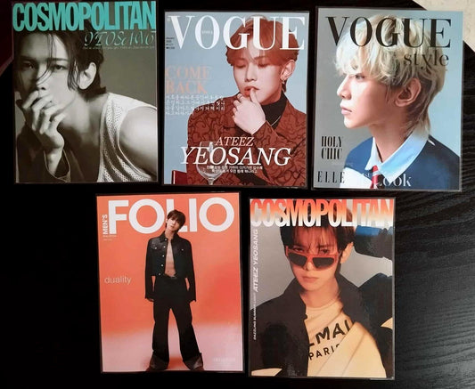 image principale de lot de 5 decorations k pop ateez yeosang