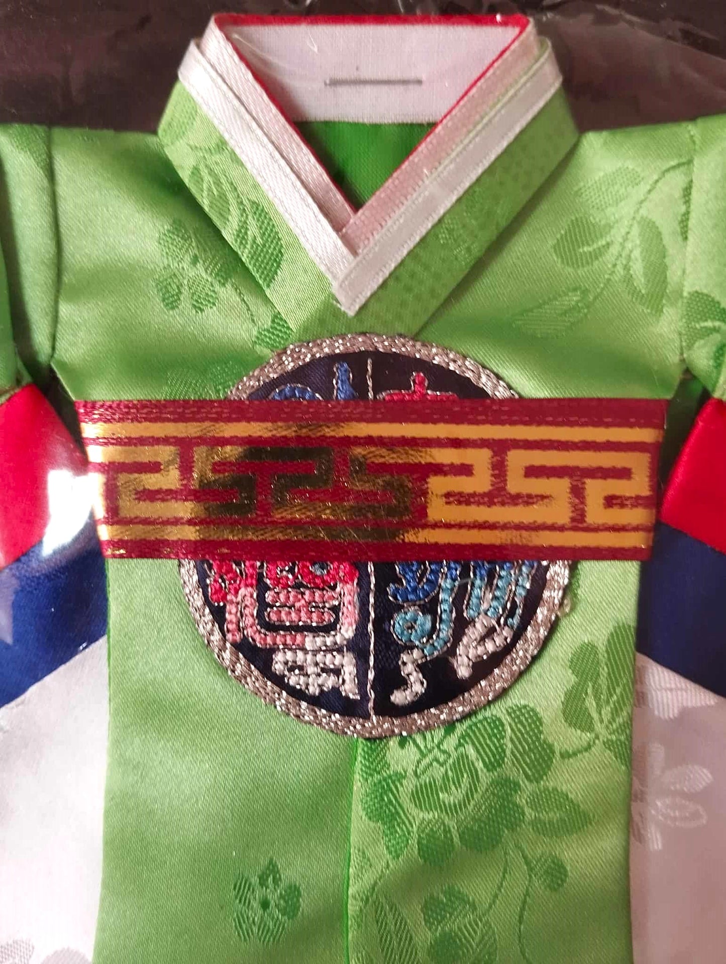 Mini hanbok coréen décoratif venu d'Hahoe village Corée du sud