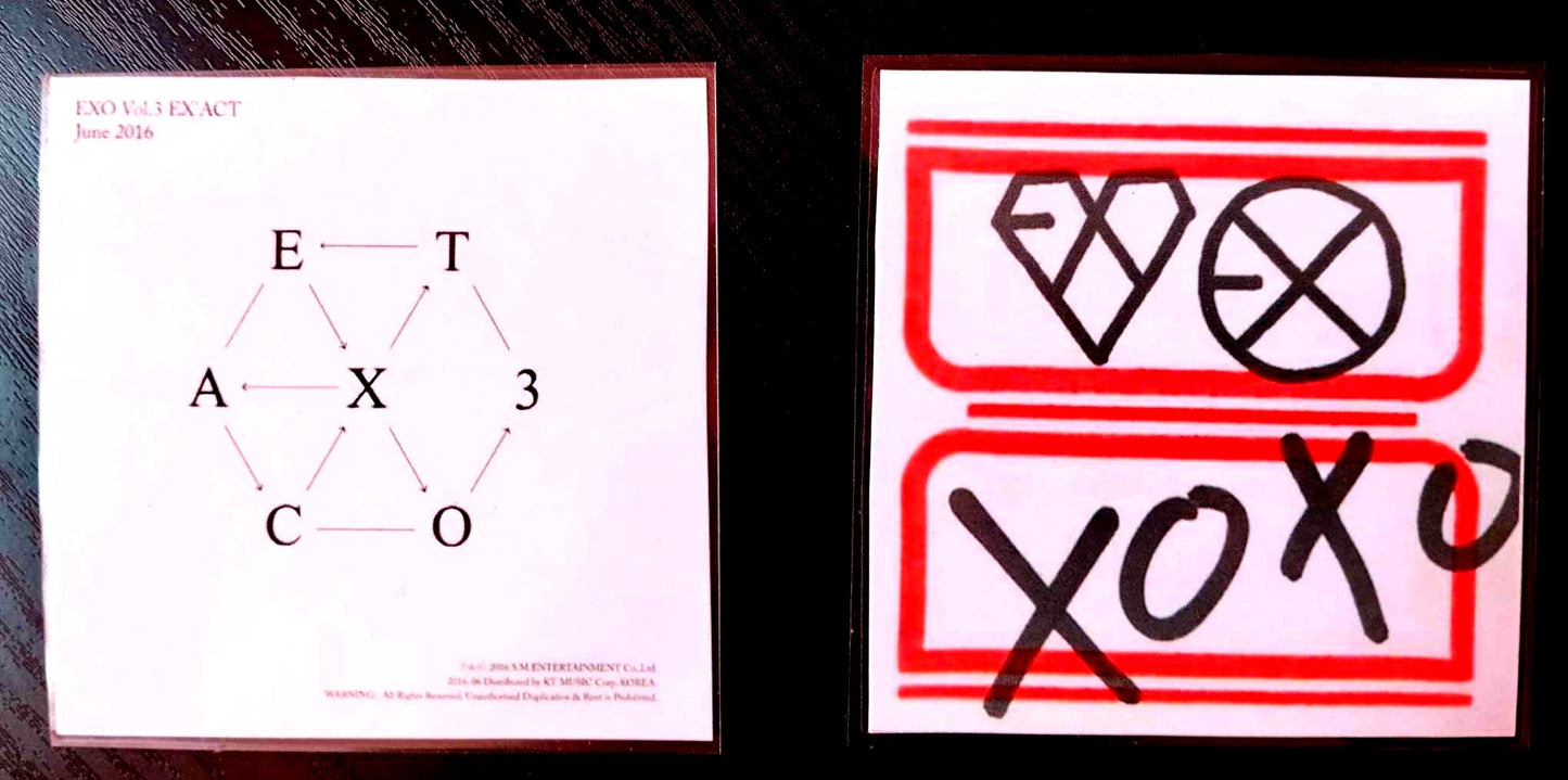 Pack décoration KPOP EXO – mur, chambre, idée cadeau fan Exo-L.