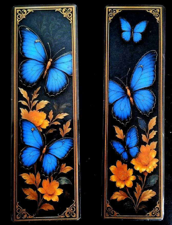 Pack décoration – L’Atelier des Mondes Perdus –Cycle 1  Le Joaillier – Les Papillons Bleus