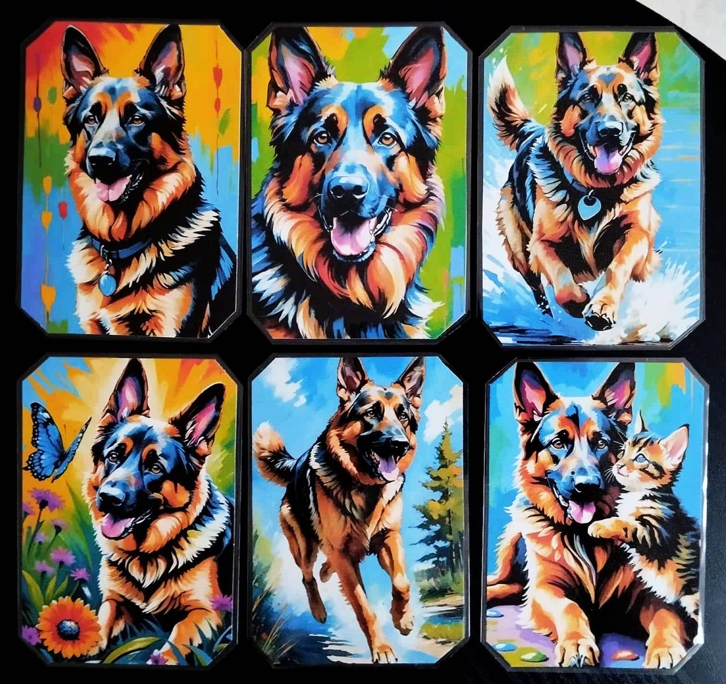 Pack décoration Les chiens LE BERGER ALLEMAND