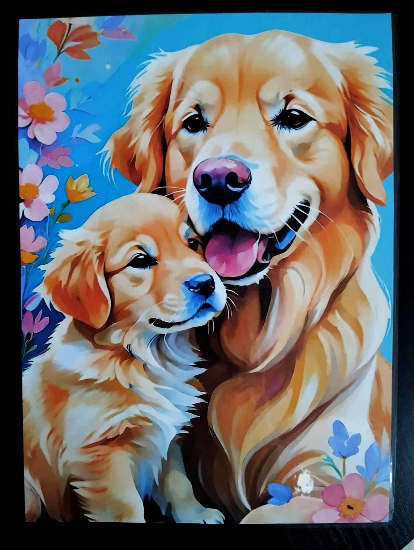 Pack décoration  Les chiens LE GOLDEN RETRIEVER